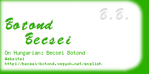 botond becsei business card